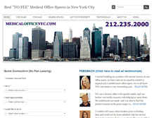 Tablet Screenshot of medicalofficenyc.com